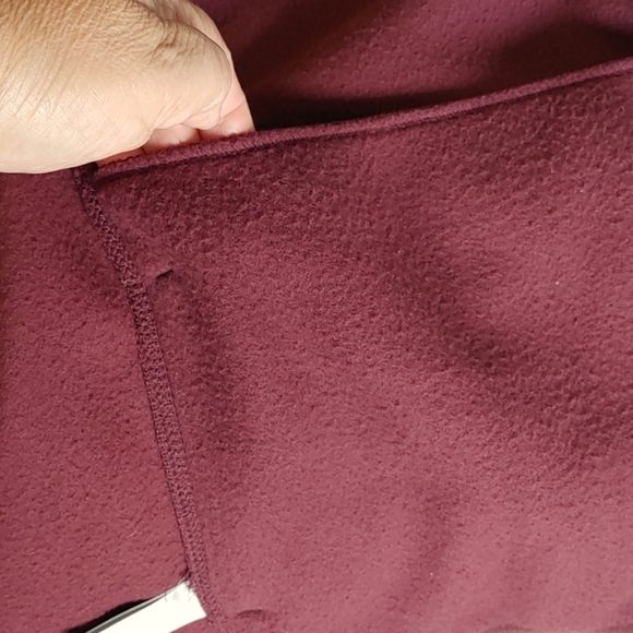 NWT Men's 2X Burgundy Full Zip Fleece Jacket - Picture 7 of 9
